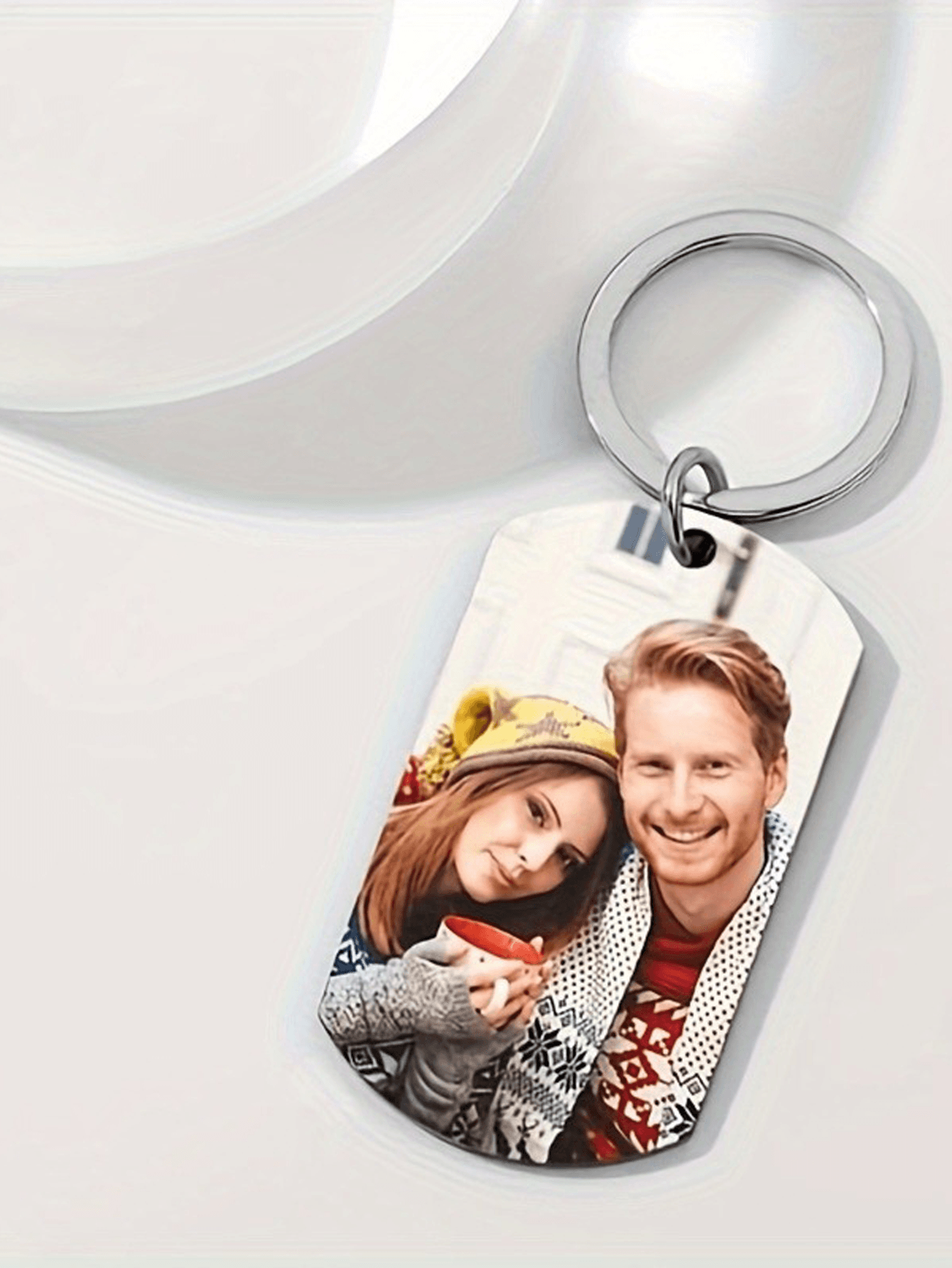 Personalized Photo Memory Key Ring